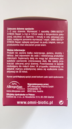 OMNi-BiOTiC® Stress Repair 56 saszetek – psychobiotyk wzmacniający oś jelito–mózg