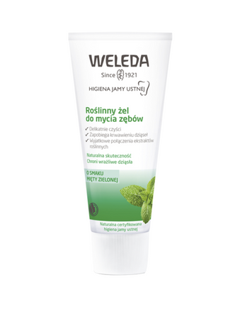 Weleda Roślinna pasta do zębów – delikatna ochrona wrażliwych zębów i dziąseł 75ml