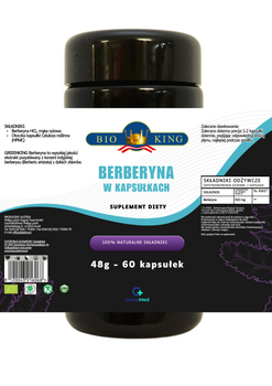 Berberyna w kapsułkach 60szt.