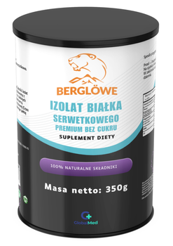 Izolat białka serwetkowego 350g PREMIUM BEZ CUKRU