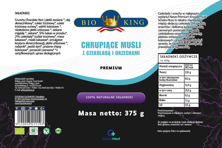 Chrupiące musli  z czekoladą i orzechami 375g_PREMIUM