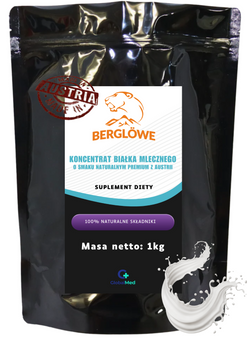 Koncentrat białka mlecznego o smaku naturalnym Premium z Austrii 1kg