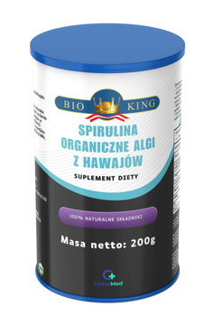 Spirulina organiczne algi z Hawajów 200g w proszku