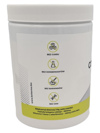 Kolagen Collagen - peptydy kolagenu rybiego z wit. C 450g