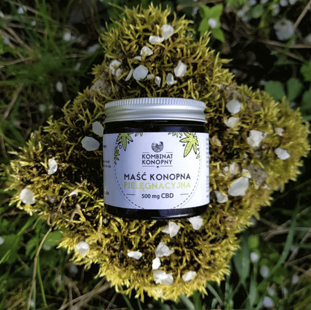 Maść konopna pielęgnacyjna – 500 mg CBD | 50 g | Naturalna regeneracja i ochrona skóry