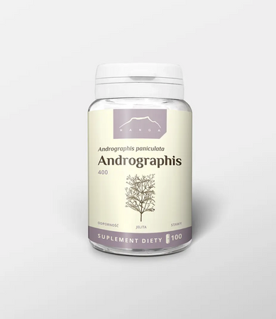 Andrographis ekstrakt 100 kapsułek wsparcie odporności, 10% andrografolidów