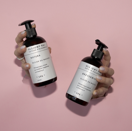 Olejek do masażu Natura 250 ml | naturalny olejek pielęgnacyjny | KupujZdrowe.pl