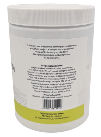 Kolagen Collagen - peptydy kolagenu rybiego z wit. C 450g