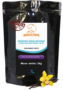 Koncentrat białka mlecznego o smaku waniliowym Premium z Austrii 1kg