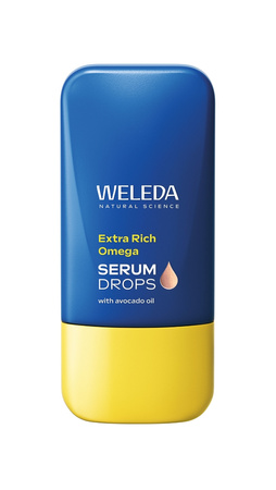 Weleda Odżywcze serum w kroplach z kwasami omega 30 ml | Omega-3-6-9 + olej z awokado | wzmocnienie bariery skóry