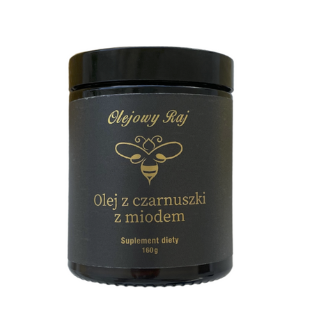 Olej z czarnuszki z miodem – suplement diety 160g