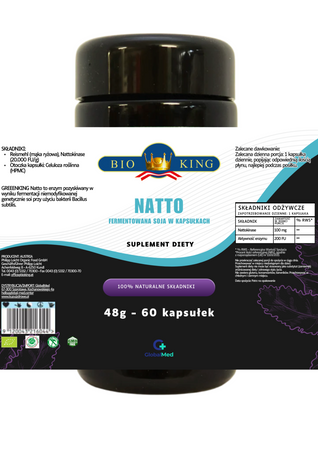 Natto fermentowana soja w kapsułkach 60szt.