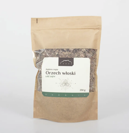 Orzech włoski – liść cięty oczyszcza i dezynfekuje 250g | KupujZdrowe.pl