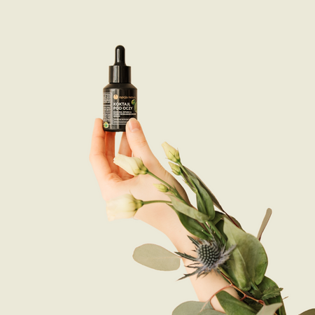 Koktajl pod Oczy – naturalne serum z heksapeptydem, olejem z opuncji i kofeiną 30ml