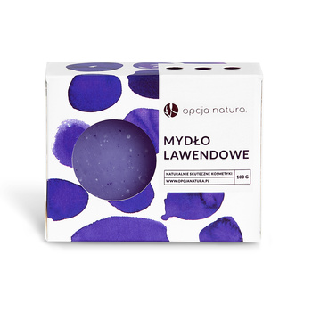 Mydło Lawendowe Naturalne w Kostce – ręcznie robione, wegańskie 100g 