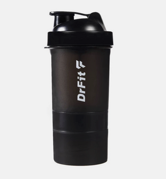 DrFit Bidon shaker zestaw wieloelementowy 500 ml 