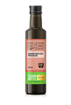 Olej z nasion dzikiej róży tłoczony na zimno 100ml
