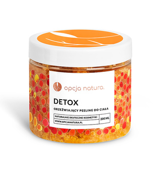 Peeling Detox – Orzeźwiający peeling do ciała z miętą i pomarańczą 200ml