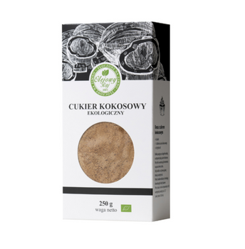 Cukier kokosowy 250 g – naturalny zamiennik cukru białego i trzcinowego | Olejowy Raj