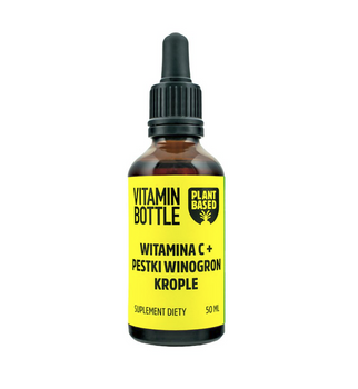 Witamina C+pestki winogron w kroplach 50ml na ODPORNOŚĆ