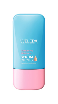 Weleda Nawilżające serum w kroplach z kwasem hialuronowym 30 ml | duo-hialuron + Tremella | 24h nawilżenia