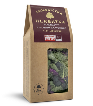 Herbatka Pokrzywa z borówką wysoką liofilizowana EKO 20 g – naturalna herbata ziołowa