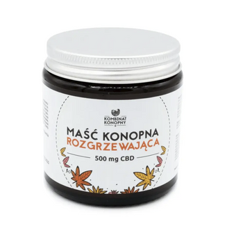 Maść konopna rozgrzewająca – 500 mg CBD | 100 g | Kapsaicyna, żywokost, kasztanowiec