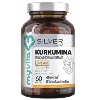 MyVita Silver Kurkumina + Piperyna 60 kapsułek