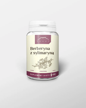 Berberyna + Sylimaryna 100 kapsułek  | wsparcie wątroby, glukozy i lipidów | KupujZdrowe.pl