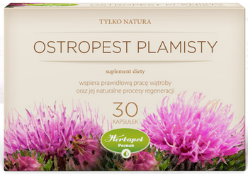 Ostropest plamisty Tylko Natura — wsparcie wątroby i trawienia | 30 kapsułek | Herbapol Poznań