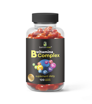 Witamina B Complex 100% RSW 120 kapsułek miękkich | metabolizm, energia | KupujZdrowe.pl
