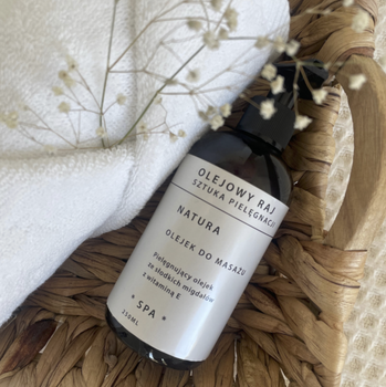 Olejek do masażu Natura 250 ml | naturalny olejek pielęgnacyjny | KupujZdrowe.pl