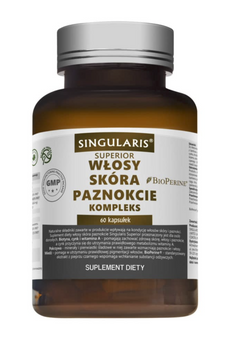 Włosy, skóra, paznokcie kompleks – 60 Kapsułek Wegańskich