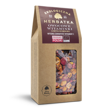 Herbatka Owocowe witaminki liofilizowana EKO 80 g – naturalna herbatka owocowa