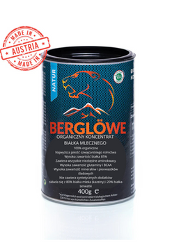 Koncentrat białka mlecznego o smaku naturalnym Premium z Austrii 400g