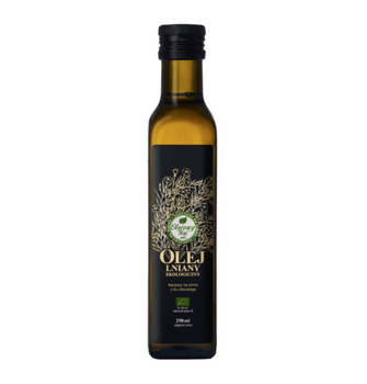 Olej lniany polski tłoczony na zimno 250ml EKO
