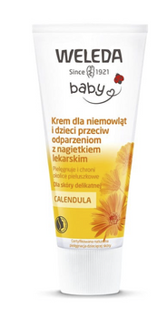 Weleda Calendula – krem przeciw odparzeniom 75 ml | nagietek, cynk, lanolina | KupujZdrowe.pl