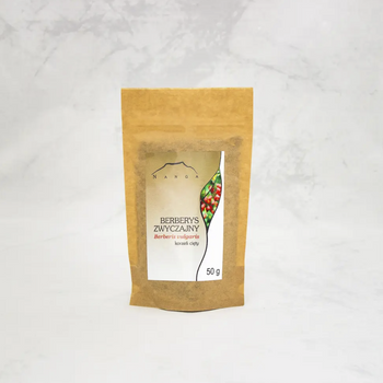 Berberys zwyczajny – (Berberis vulgaris) – suszone owoce i liście 50g | KupujZdrowe.pl