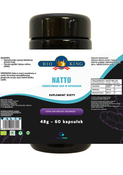 Natto fermentowana soja w kapsułkach 60szt_naturalna ochrona przed zakrzepami