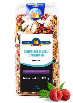 Chrupiące musli  z malinami 375g_PREMIUM