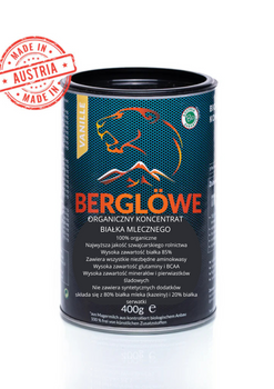 Koncentrat białka mlecznego o smaku waniliowym Premium z Austrii 400g