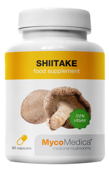 Shiitake - ekstrakt z grzyba twardnik japoński 90szt. Na trawienie i zmęczenie.