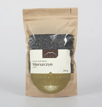 Morszczyn pęcherzykowaty (kelp)250g – naturalne źródło jodu i błonnika | Kupuj Zdrowe