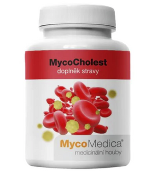 MycoCholest - Suplement Diety z Grzybem Shiitake i Sfermentowanym Czerwonym Ryżem 120 kapsułek