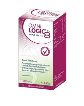 OMNi-LOGiC® Apple Pectin – pektyna jabłkowa | prebiotyk dla mikrobioty | 180 kapsułek