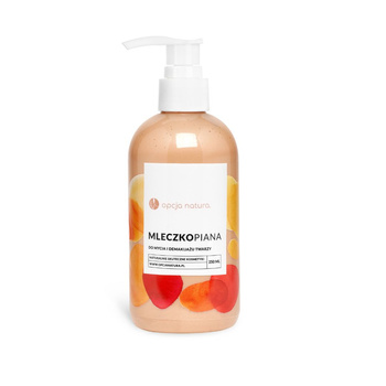 Mleczkopiana do mycia i demakijażu twarzy – naturalna formuła z glinkami, pantenolem i mocznikiem 250ml