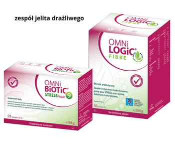 OMNi-BiOTiC Zestaw na zespół jelita drażliwego (IBS) – OMNi-BiOTiC STRESS Repair 9 + OMNi-LOGiC FIBRE