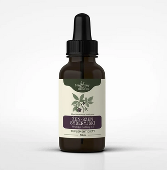 Krople żeń-szeń syberyjski  – nalewka adaptogenna wspierająca odporność i energię