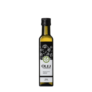 Olej z ostropestu ekologiczny 250 ml | wsparcie wątroby i detoks | KupujZdrowe.pl